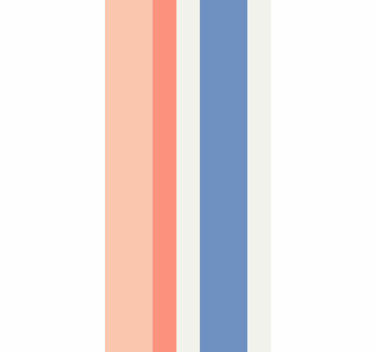Chic in Stripes wallpaper striped - TenStickers