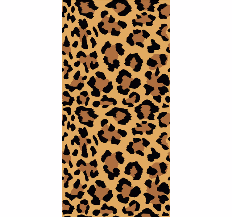 Leopard print wallpaper in leopard spot pattern - TenStickers