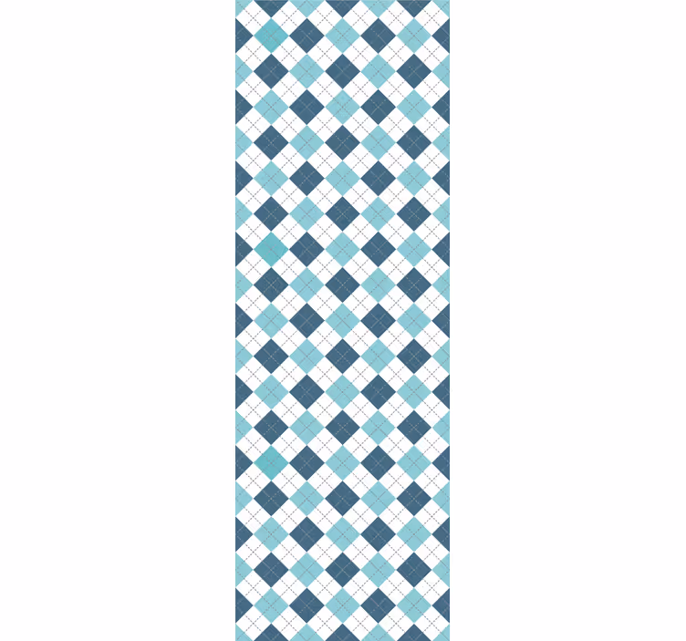 Geometric Argyle Pattern wallpaper squares - TenStickers