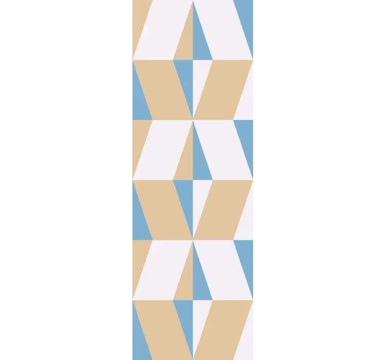 Triangular Motif wallpaper geometric - TenStickers