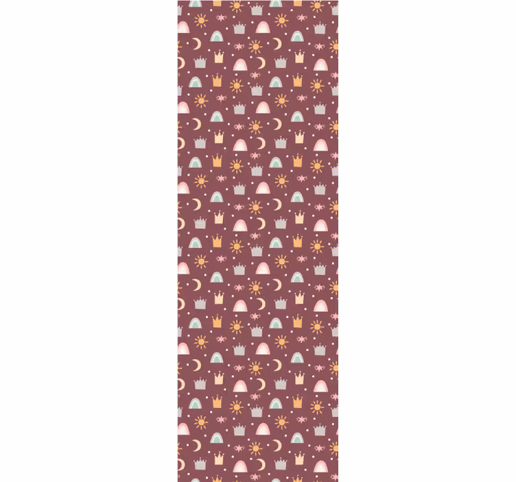 Celestial Pattern nordic wallpaper - TenStickers