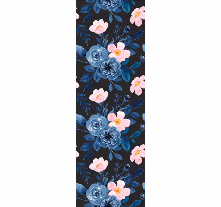Botanical Floral Elegance flowers wallpaper - TenStickers