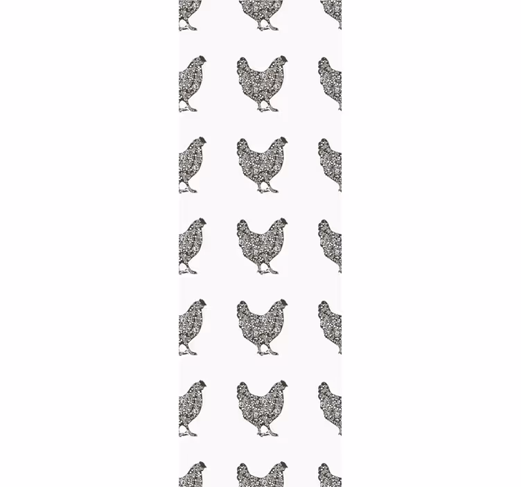 Poultry Pattern animals wallpaper - TenStickers