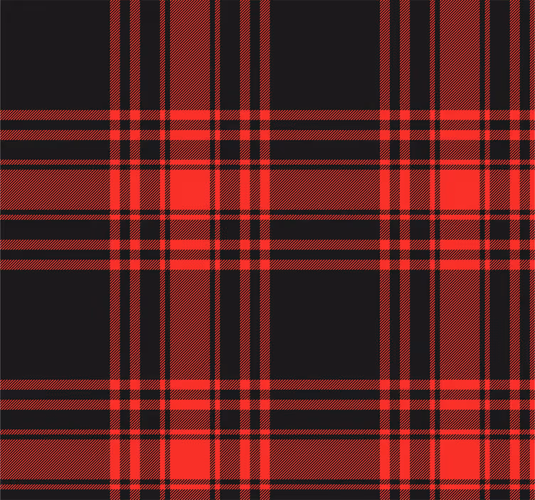 Classic Plaid stripe wallpaper - TenStickers