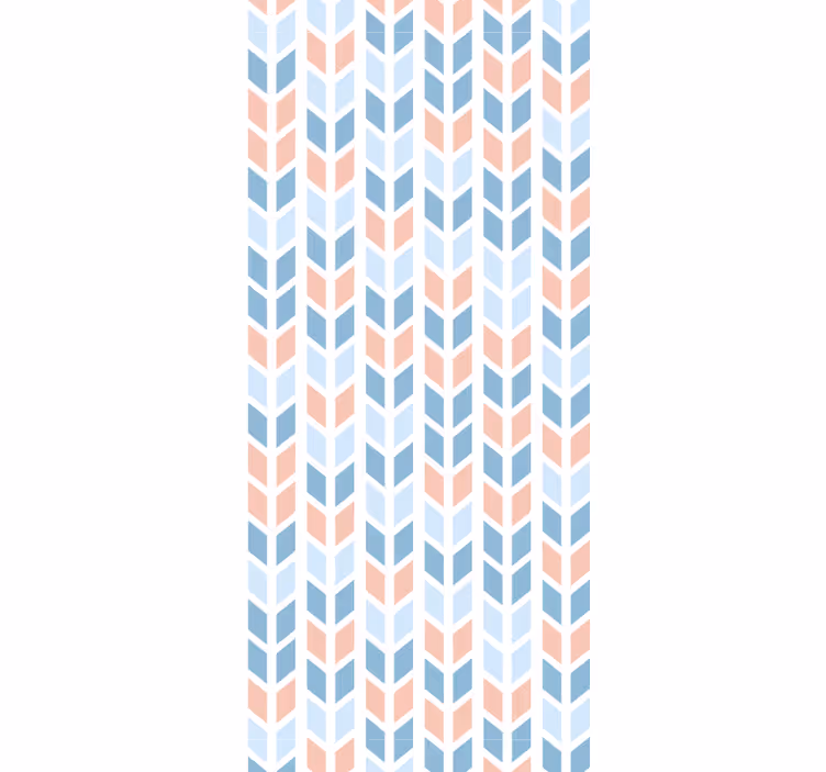 Stripe wallpaper Nordic vertical arrows kitchen - TenStickers