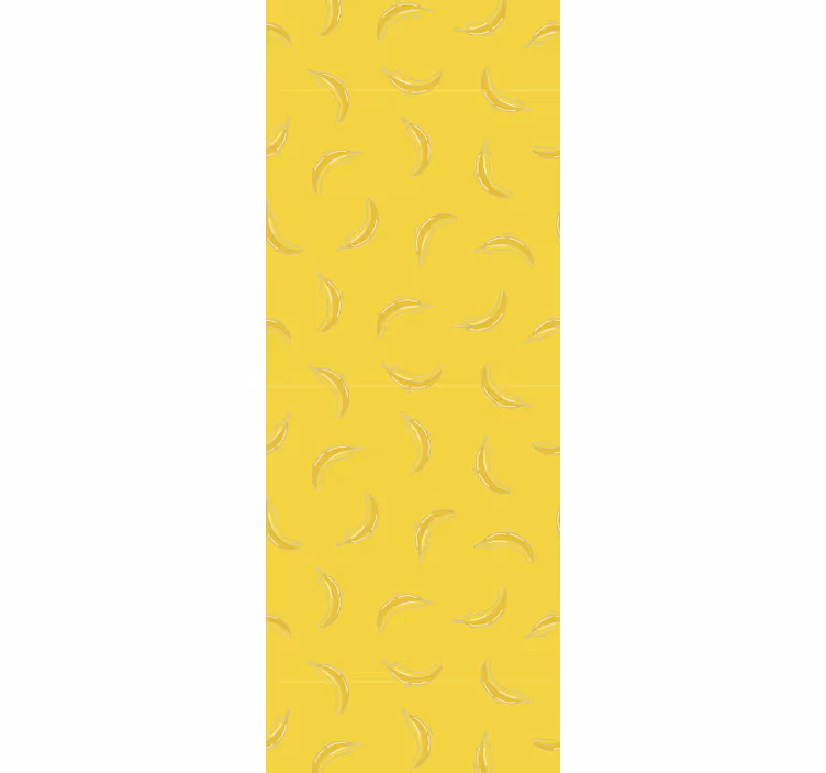 Banana Motif Design kitchen wallpaper - TenStickers