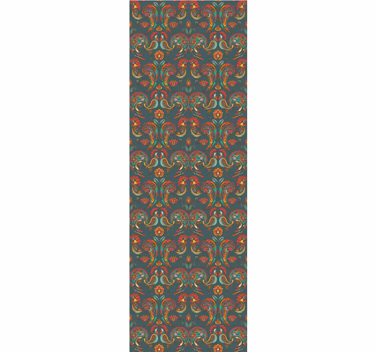 Ornamental wallpaper baroque decorative design - TenStickers