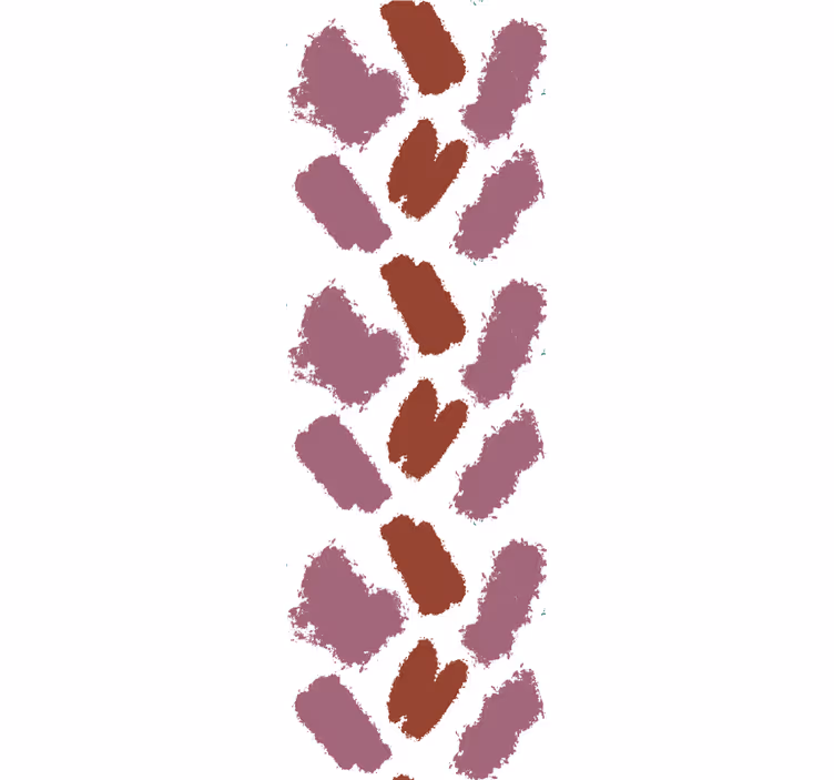 Brown Brush Strokes abstract wallpaper - TenStickers