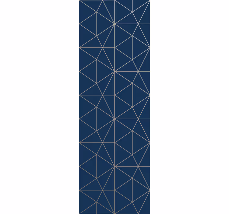 Geometric wallpaper with geometric line design - TenStickers