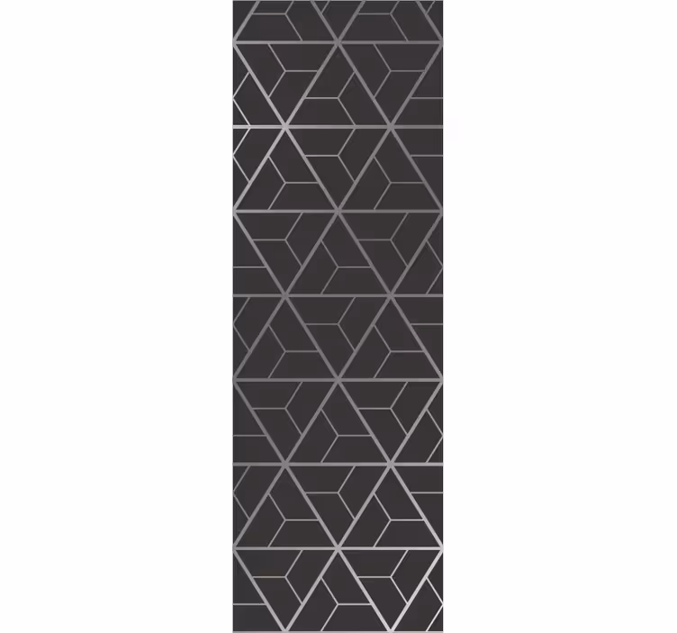 Angular Cubism geometric wallpaper - TenStickers