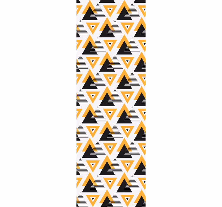 Geometric Triangle Blend geometric wallpaper - TenStickers