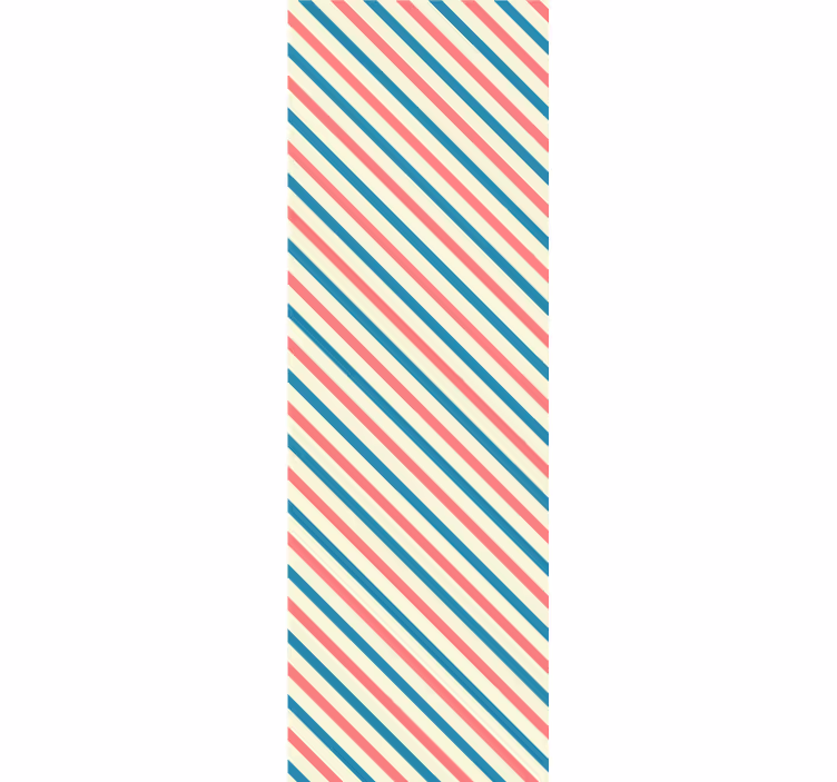 Wallpaper striped diagonal striped pattern - TenStickers