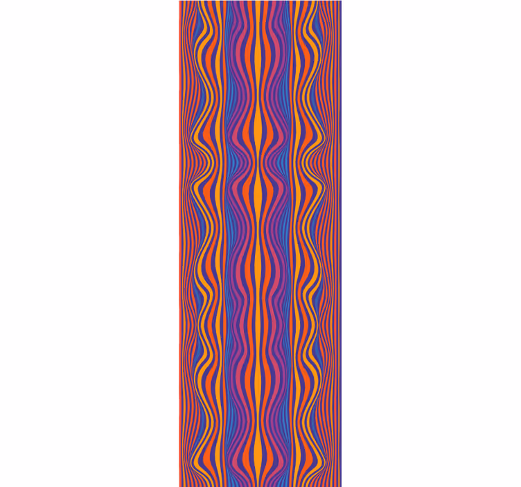 Wavy Lines Pattern abstract wallpaper - TenStickers