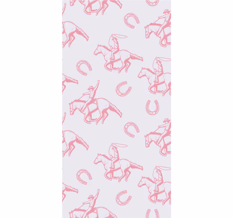 Equestrian Charm horses wallpaper - TenStickers