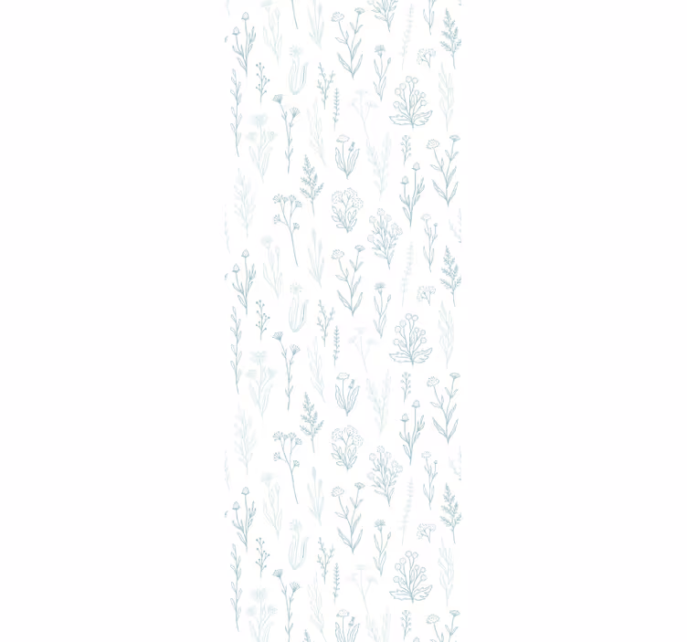 Botanical Flora floral wallpaper - TenStickers