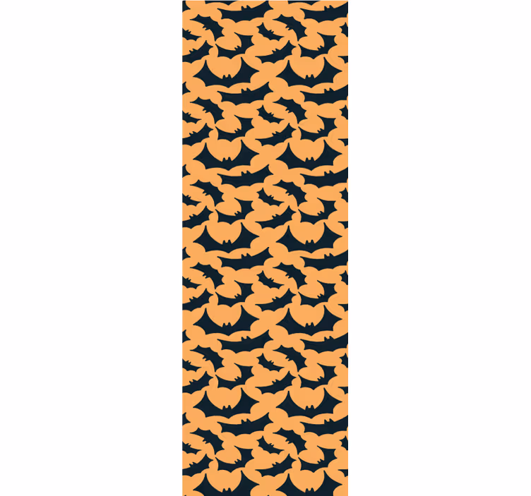 Cute halloween wallpaper halloween bats design - TenStickers