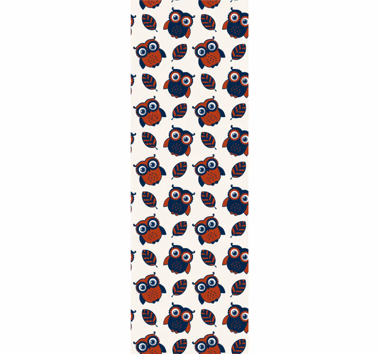 Owl Pattern Design animals wallpaper - TenStickers