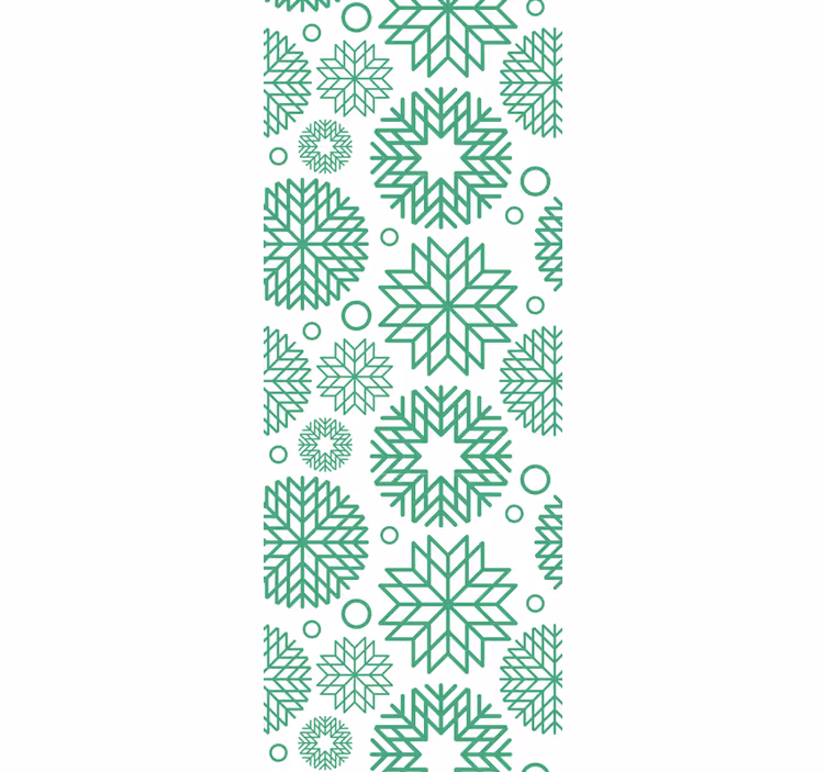 Geometric Blooms geometric wallpaper - TenStickers