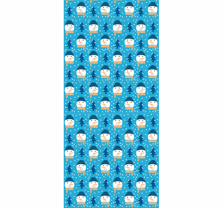 Nordic wallpaper nordic snowscape design - TenStickers