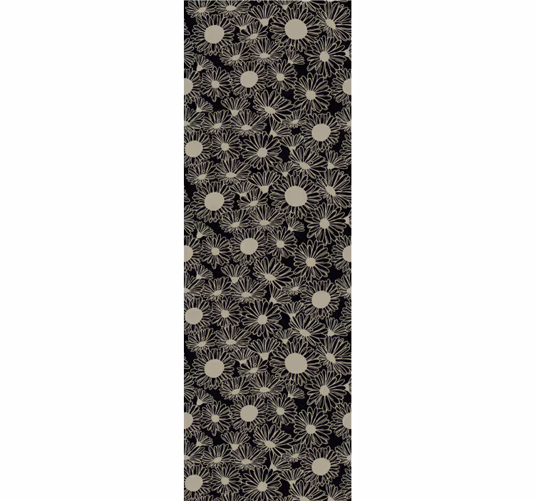 Floral wallpaper floral dotted design - TenStickers