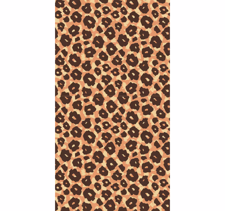 Leopard spotted pattern leopard print wallpaper - TenStickers