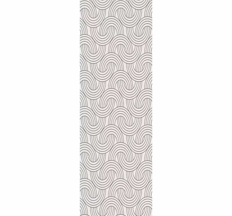 Wavy Patterns wallpaper geometric - TenStickers