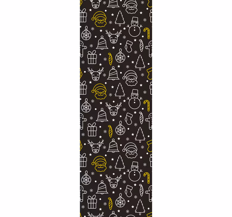 Festive Season Icons holiday christmas wallpaper - TenStickers