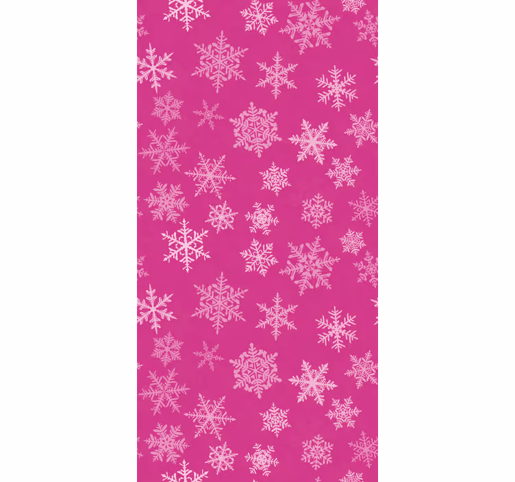 Holiday christmas wallpaper snowflakes - TenStickers