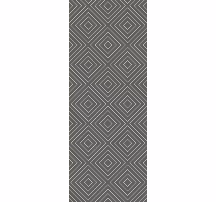 Diamond geometric geometric wallpaper - TenStickers