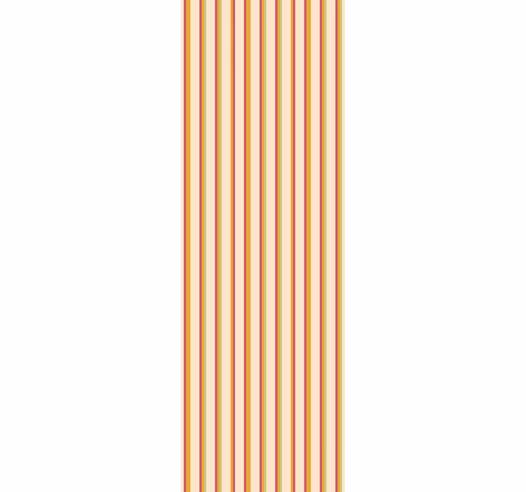 Soft shades vertically stripe wallpaper - TenStickers