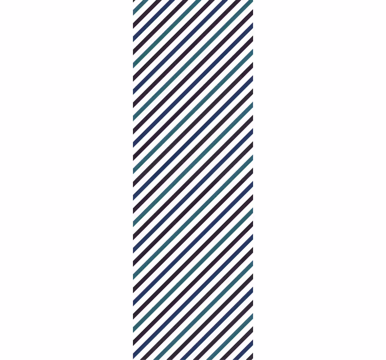 Wallpaper horizontal stripes diagonal stripes pattern - TenStickers