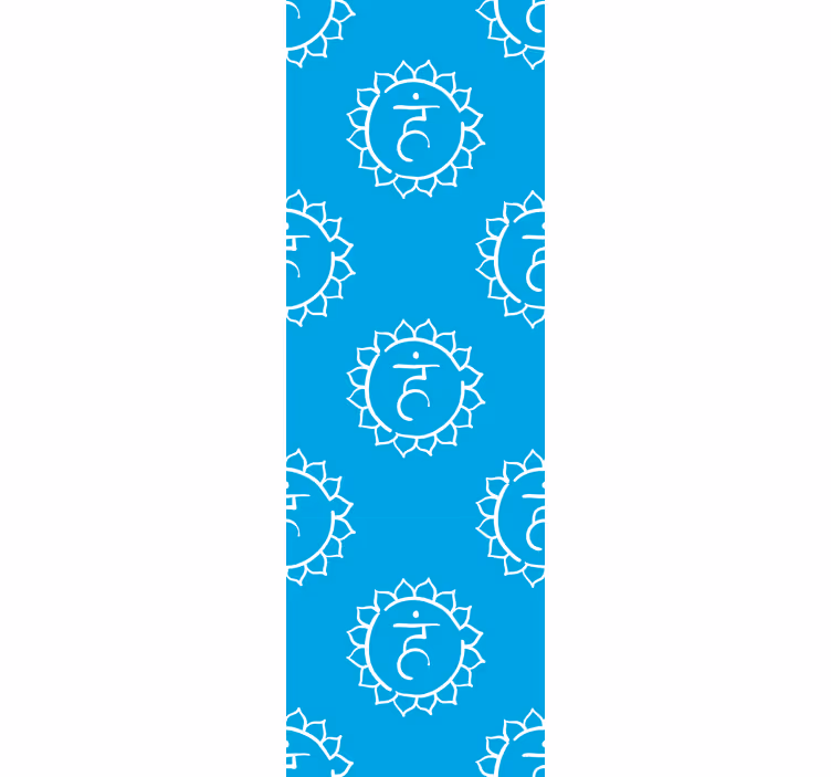 Ornate Sunburst ornamental wallpaper - TenStickers
