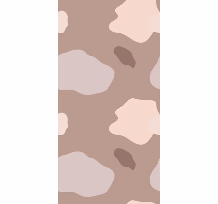 Abstract Cloud Motif wall paper in bedroom - TenStickers