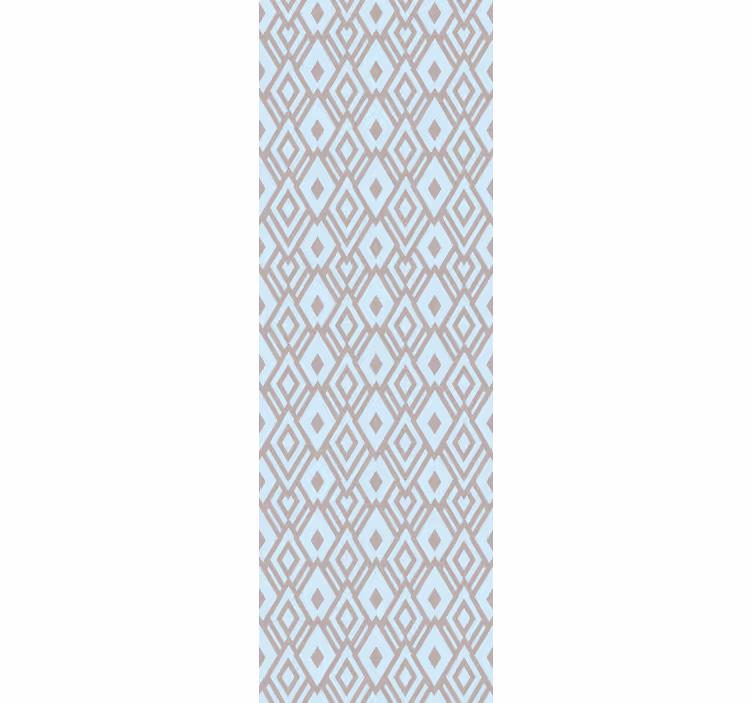 Geometric wallpaper geometric diamond motif - TenStickers