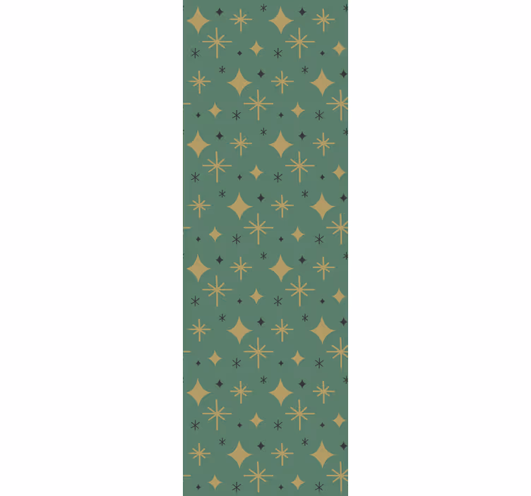 Festive Geometry holiday christmas wallpaper - TenStickers