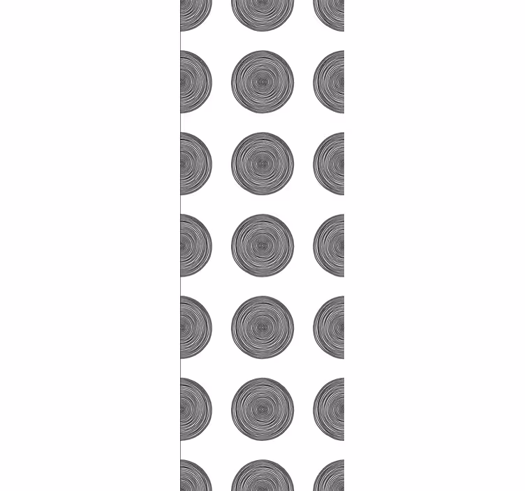 Circular Wood Patterns textured wallpaper - TenStickers