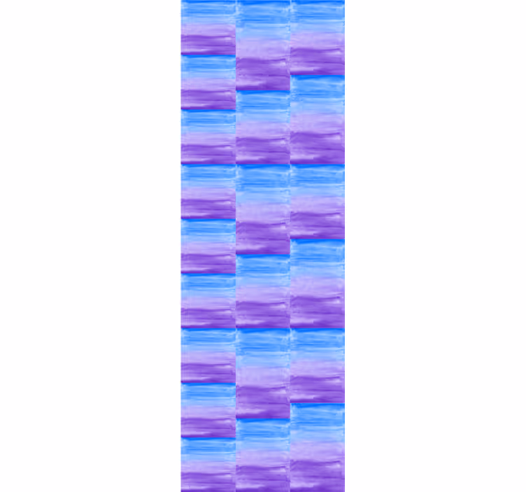 Brushstroke Checkerboard geometric wallpaper - TenStickers