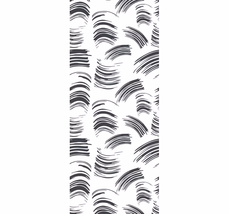 Dynamic Brush Strokes 3 d wall paper - TenStickers