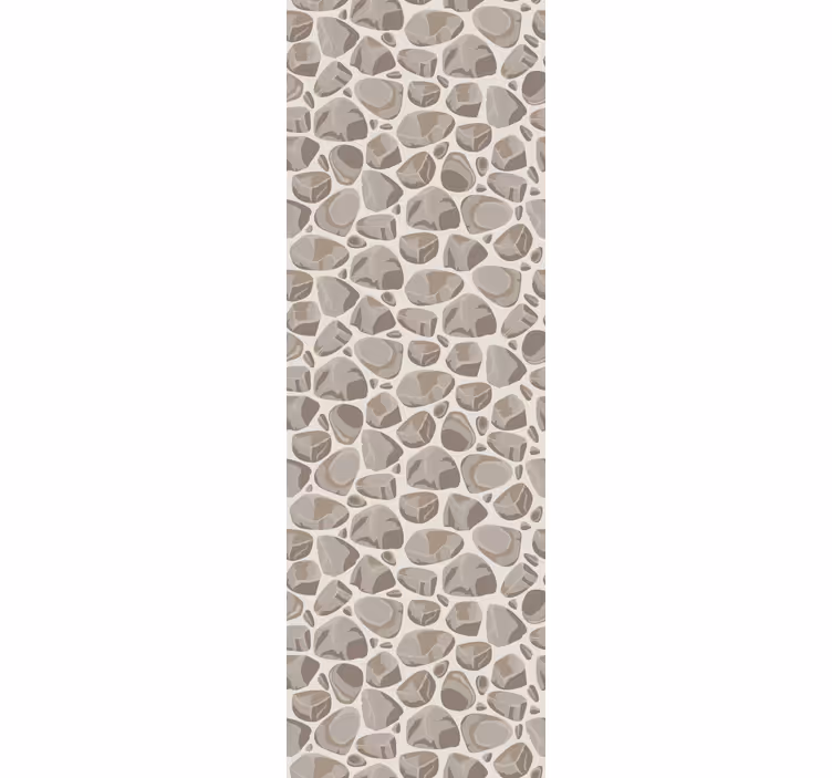 Textured pebble pattern stone wallpaper - TenStickers