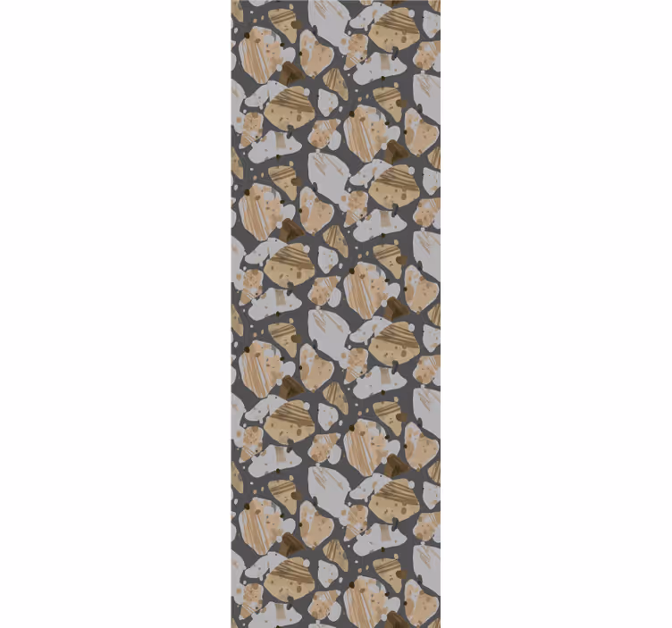 Big terrazzo pattern textured wallpaper - TenStickers
