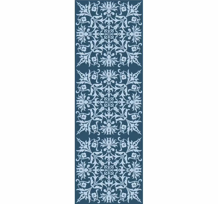 Ornamental floral pattern floral wallpaper - TenStickers