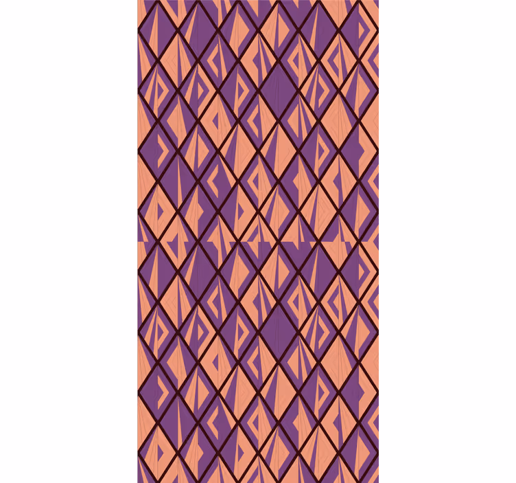 Stylish Diamond Shapes geometric wallpaper - TenStickers