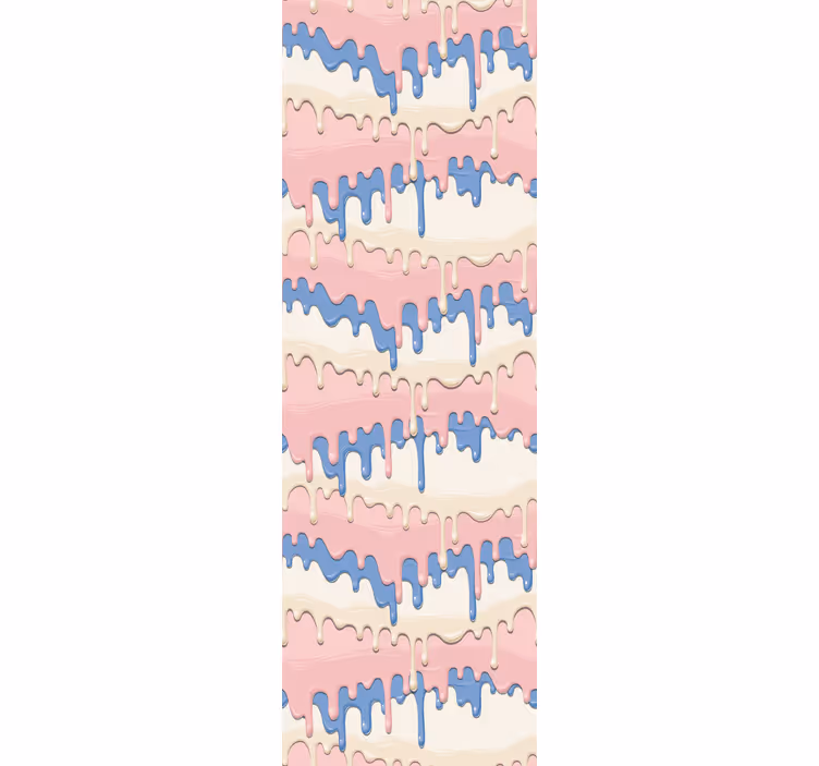 Melting Drip Pattern art wallpaper - TenStickers