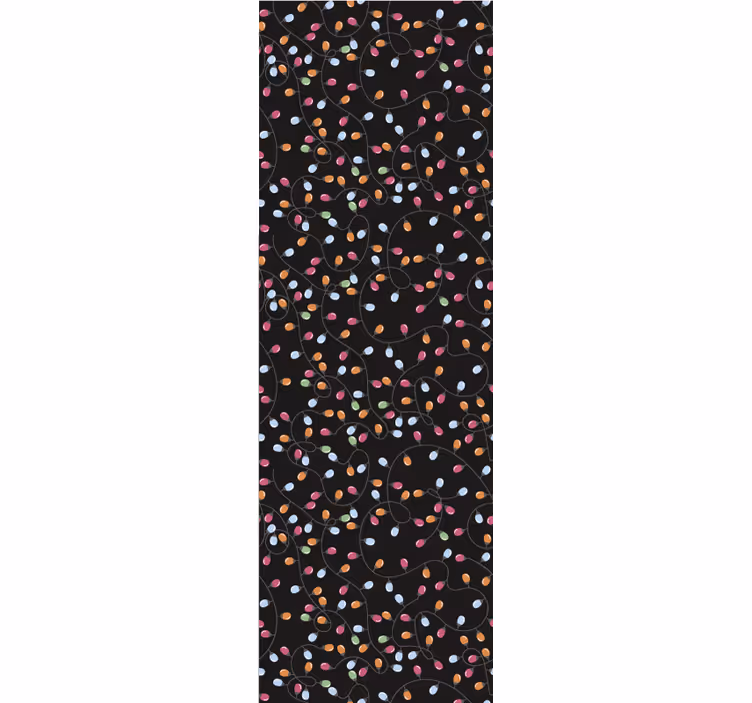 Festive Light Patterns holiday christmas wallpaper - TenStickers