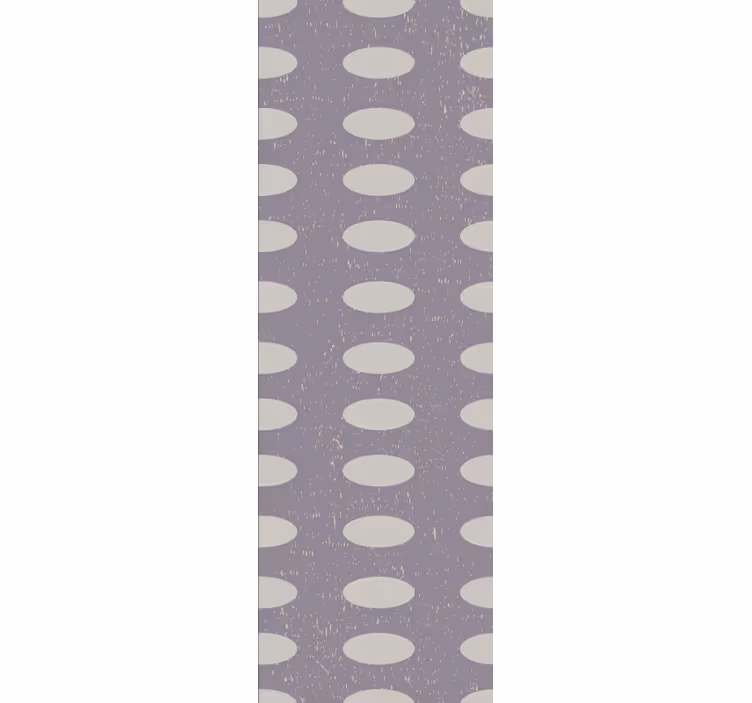 Textured lavender ovals polka dots wallpaper - TenStickers
