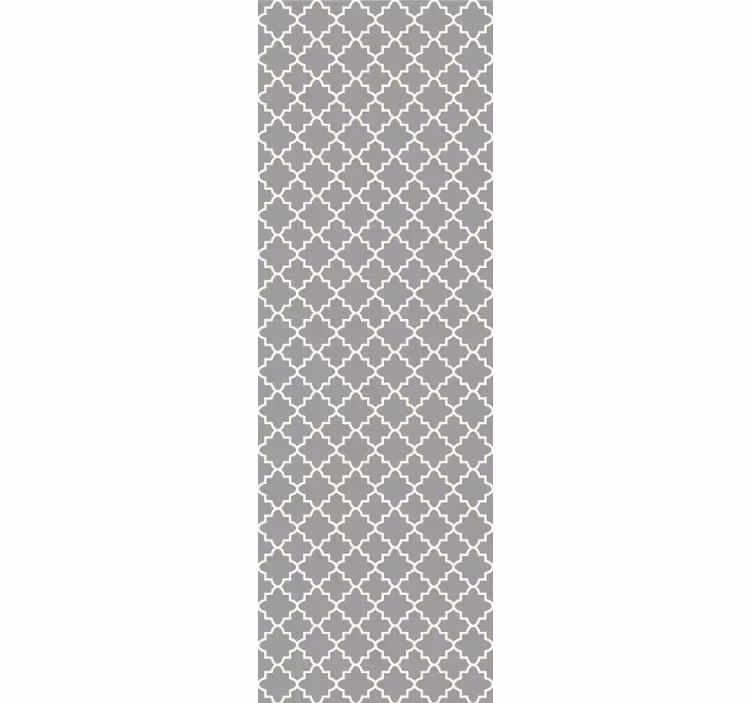 Elegant geometric shapes wallpaper for dining area - TenStickers
