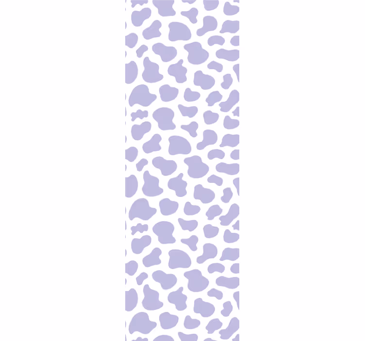 Purple Spots leopard print wallpaper - TenStickers
