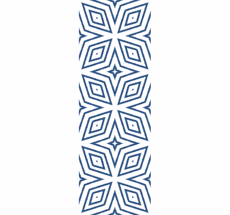 Stylish gray and white pattern geometric wallpaper - TenStickers