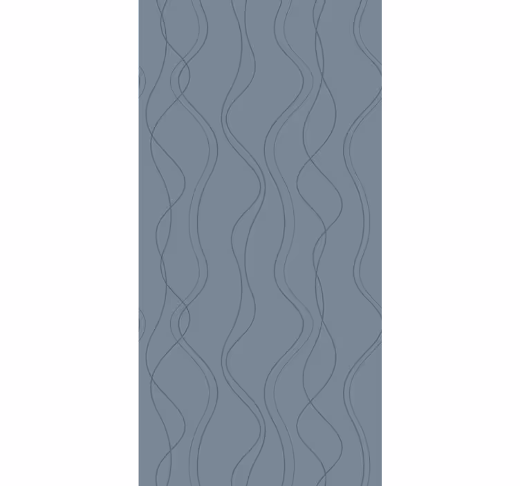 Wavy line pattern wallpaper striped - TenStickers