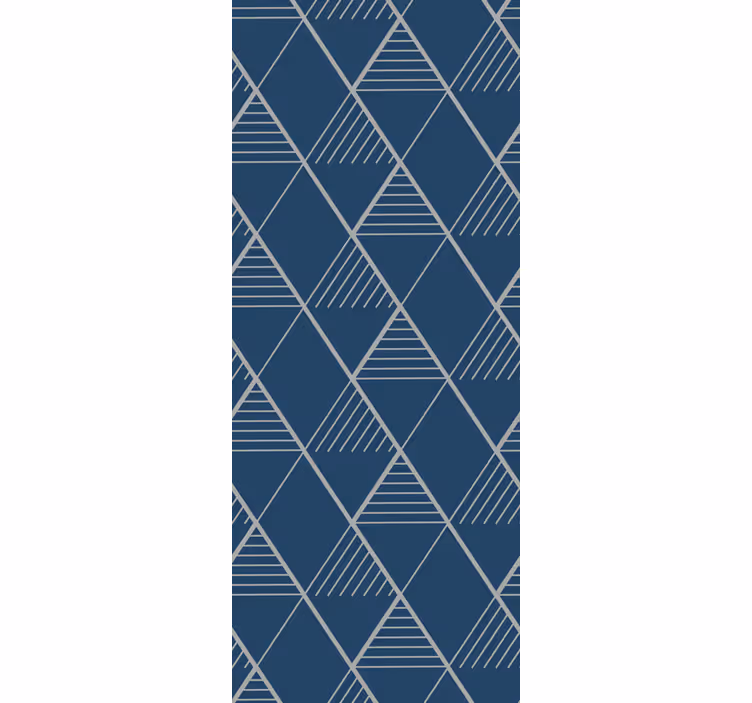 Triangular line patterns geometric wallpaper - TenStickers